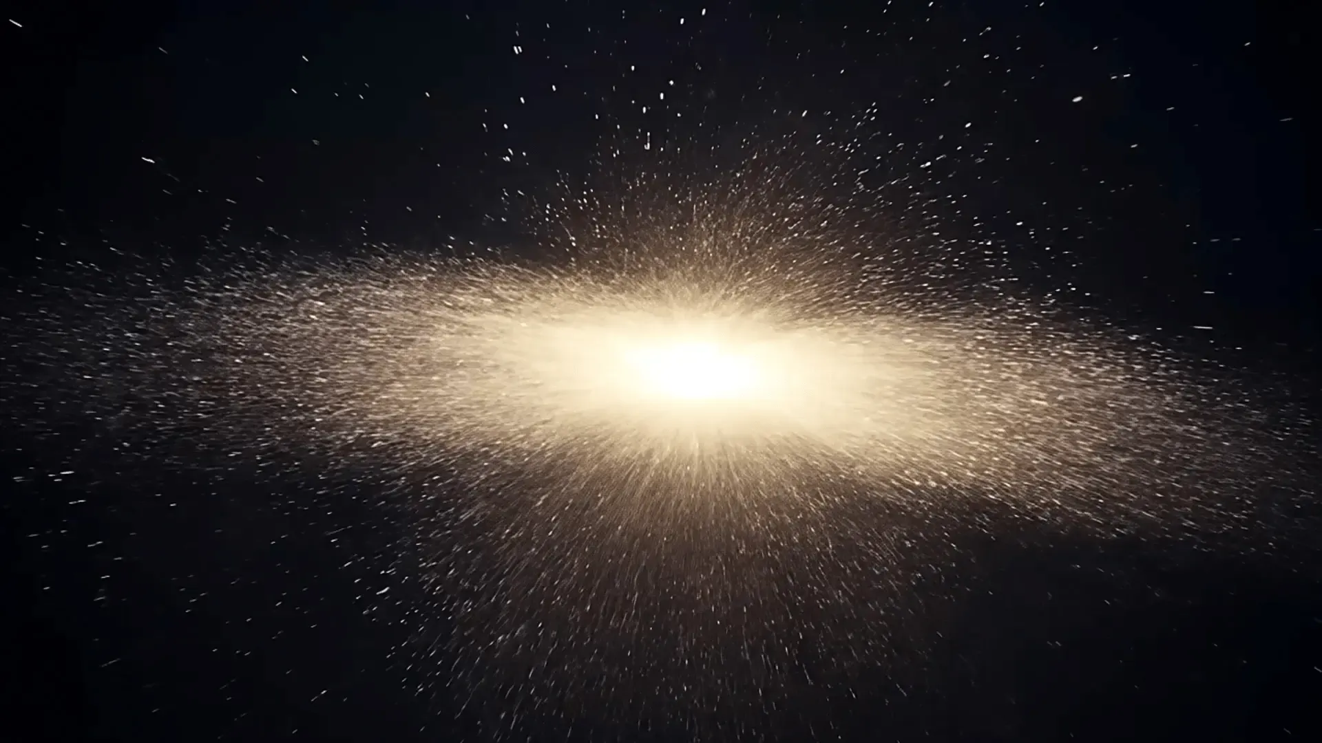 Cinematic Particle Explosion Effect Overlay Video for Logo Reveals